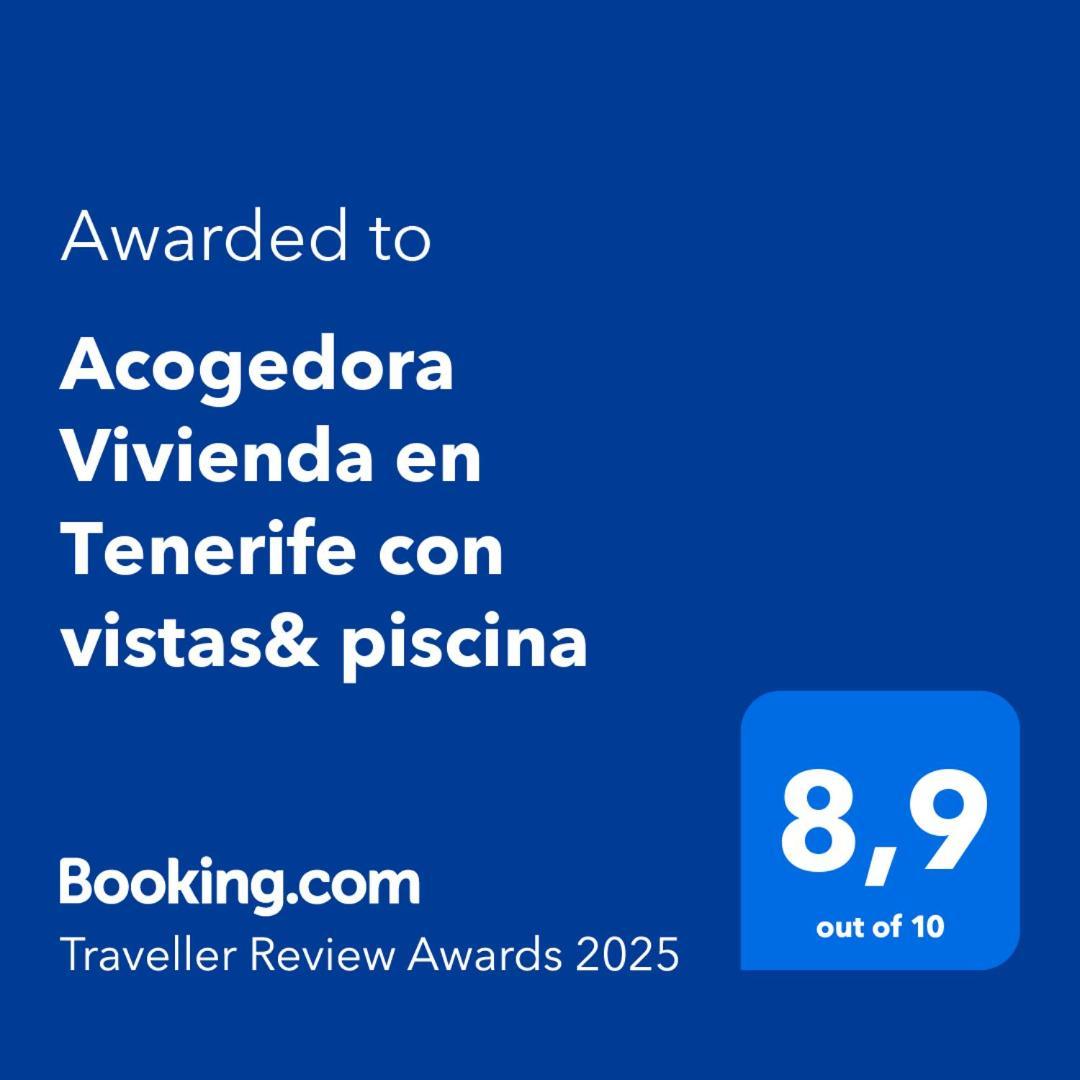 Acogedora Vivienda En Tenerife Con Vistas& Piscina Tacoronte Exteriör bild